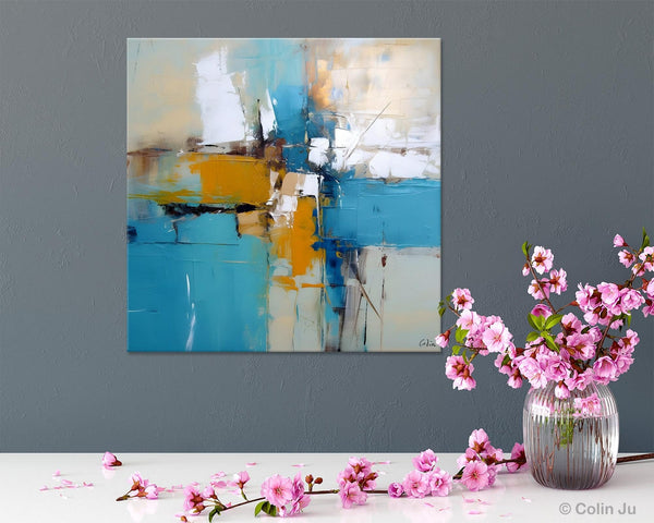Large Abstract Painting for Bedroom, Original Modern Wall Art Paintings, Oversized Contemporary Canvas Paintings, Modern Acrylic Artwork-Grace Painting Crafts