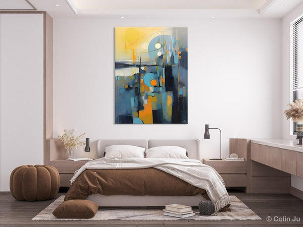 Extra Large Painting for Sale, Oversized Contemporary Acrylic Paintings, Extra Large Canvas Painting for Bedroom, Original Abstract Painting-Grace Painting Crafts