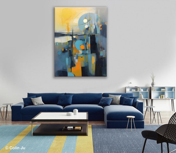 Extra Large Painting for Sale, Oversized Contemporary Acrylic Paintings, Extra Large Canvas Painting for Bedroom, Original Abstract Painting-Grace Painting Crafts