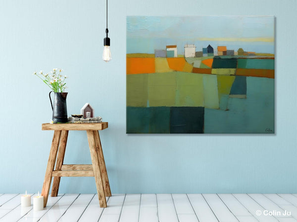 Abstract Landscape Painting on Canvas, Extra Large Landacape Wall Art for Living Room, Original Abstract Wall Art, Acrylic Painting for Sale-Grace Painting Crafts