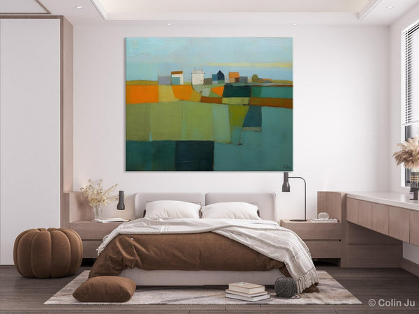 Abstract Landscape Painting on Canvas, Extra Large Landacape Wall Art for Living Room, Original Abstract Wall Art, Acrylic Painting for Sale-Grace Painting Crafts