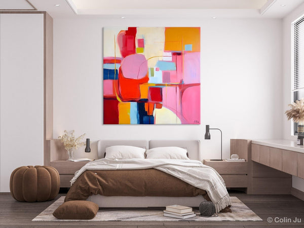 Ultra Modern Acrylic Paintings, Abstract Painting for Bedroom, Original Modern Wall Art Paintings, Oversized Contemporary Canvas Paintings-Grace Painting Crafts
