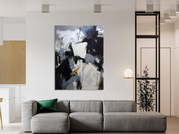 Extra Large Painting on Canvas, Contemporary Acrylic Paintings, Extra Large Canvas Paintings for Bedroom, Large Original Abstract Wall Art-Grace Painting Crafts
