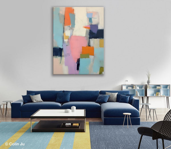 Modern Paintings, Large Contemporary Wall Art, Acrylic Painting on Canvas, Extra Large Paintings for Dining Room, Original Abstract Painting-Grace Painting Crafts