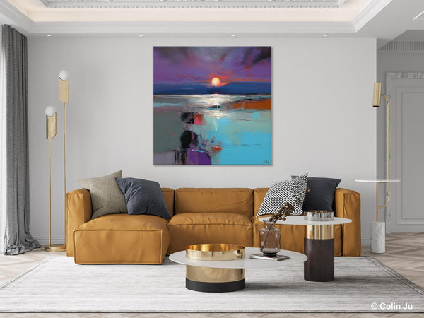 Original Canvas Wall Art Paintings, Modern Canvas Painting for Living Room, Acrylic Painting on Canvas, Landscape Abstract Paintings-Grace Painting Crafts