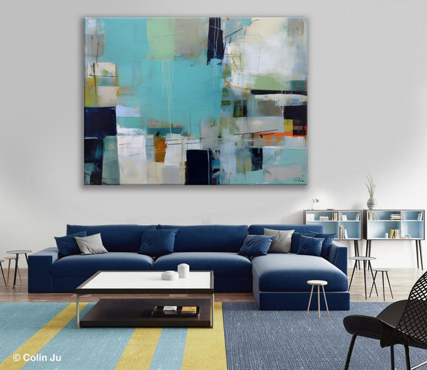 Modern Wall Art Ideas for Living Room, Extra Large Canvas Paintings, Original Abstract Painting, Impasto Art, Contemporary Acrylic Paintings-Grace Painting Crafts