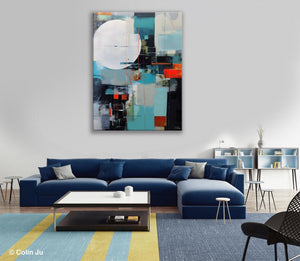 Large Contemporary Wall Art, Hand Painted Canvas Art, Modern Paintings, Extra Large Paintings for Living Room, Original Abstract Painting-Grace Painting Crafts