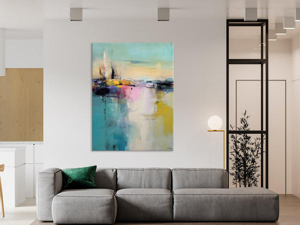 Heavy Texture Canvas Art, Abstract Paintings, Large Contemporary Wall Art, Extra Large Paintings for Living Room, Original Modern Painting-Grace Painting Crafts