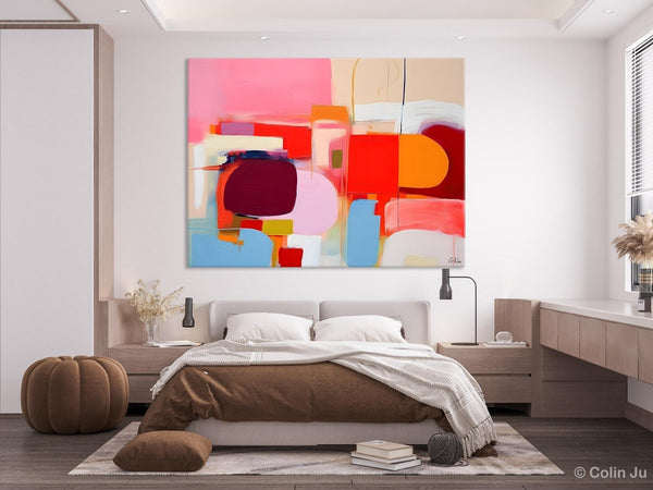 Extra Large Canvas Paintings, Original Abstract Art, Modern Wall Art Ideas for Dining Room, Impasto Painting, Contemporary Acrylic Paintings-Grace Painting Crafts