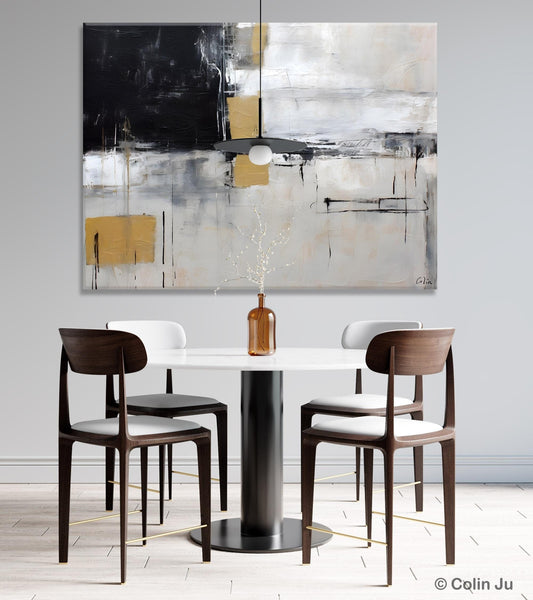 Original Abstract Art, Modern Wall Art Ideas for Bedroom, Extra Large Canvas Paintings, Impasto Art Painting, Contemporary Acrylic Paintings-Grace Painting Crafts