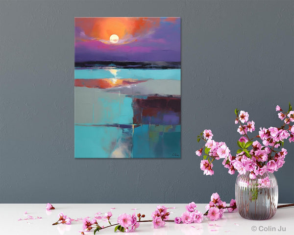 Extra Large Painting on Canvas, Oversized Contemporary Acrylic Painting, Extra Large Canvas Painting for Bedroom, Original Abstract Painting-Grace Painting Crafts