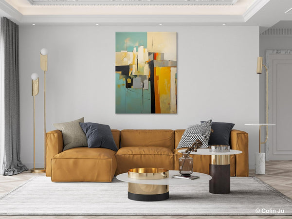 Abstract Paintings, Large Contemporary Wall Art, Extra Large Paintings for Living Room, Heavy Texture Canvas Art, Original Modern Painting-Grace Painting Crafts