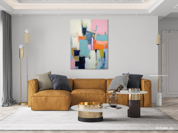 Contemporary Wall Art Paintings, Acrylic Painting on Canvas, Abstract Paintings for Bedroom, Extra Large Original Art, Buy Wall Art Online-Grace Painting Crafts