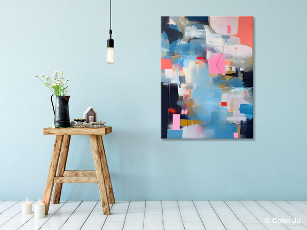 Modern Wall Paintings, Contemporary Painting on Canvas, Abstract Painting for Bedroom, Extra Large Original Acrylic Art, Buy Wall Art Online-Grace Painting Crafts