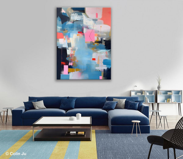 Modern Wall Paintings, Contemporary Painting on Canvas, Abstract Painting for Bedroom, Extra Large Original Acrylic Art, Buy Wall Art Online-Grace Painting Crafts