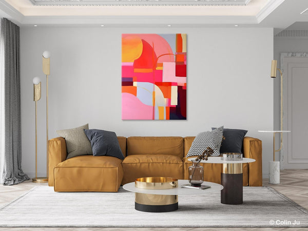Contemporary Acrylic Painting on Canvas, Modern Wall Art Paintings, Canvas Paintings for Bedroom, Large Original Art, Buy Wall Art Online-Grace Painting Crafts