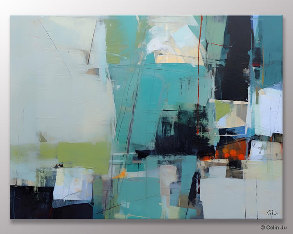 Oversized Canvas Paintings, Original Abstract Art, Large Wall Art Ideas for Living Room, Hand Painted Canvas Art, Contemporary Acrylic Art-Grace Painting Crafts