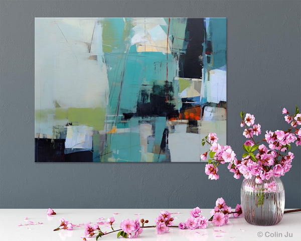 Oversized Canvas Paintings, Original Abstract Art, Large Wall Art Ideas for Living Room, Hand Painted Canvas Art, Contemporary Acrylic Art-Grace Painting Crafts