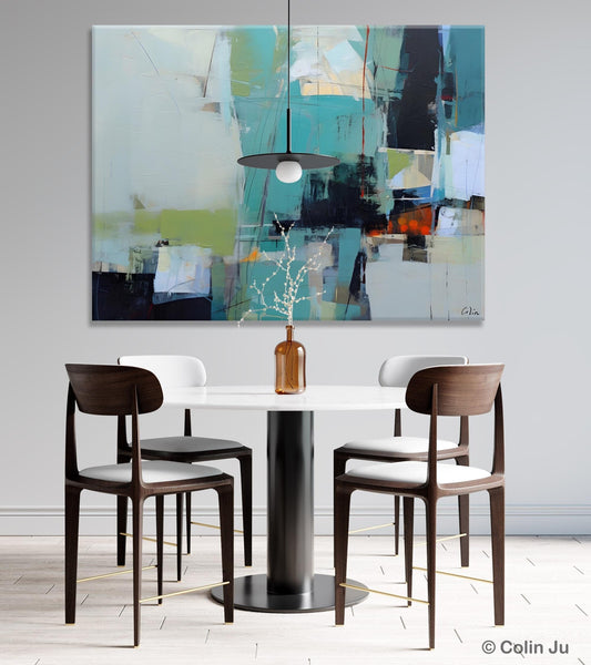 Oversized Canvas Paintings, Original Abstract Art, Large Wall Art Ideas for Living Room, Hand Painted Canvas Art, Contemporary Acrylic Art-Grace Painting Crafts