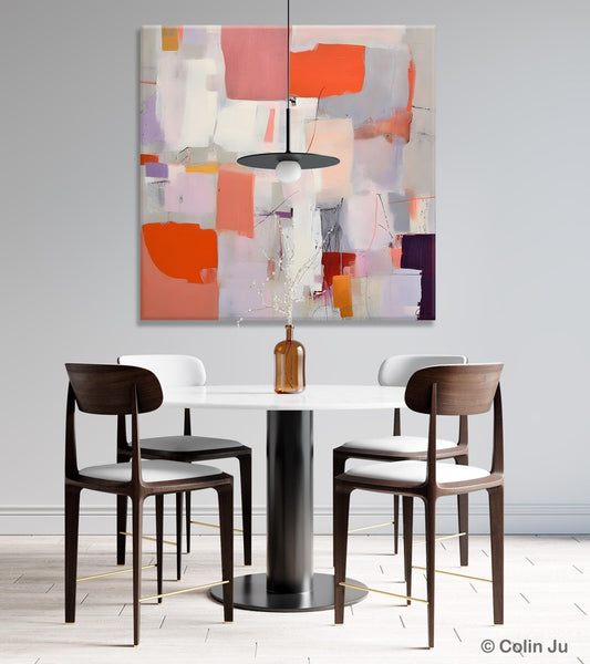 Modern Acrylic Artwork, Original Abstract Wall Art, Contemporary Canvas Art, Hand Painted Canvas Art, Large Abstract Painting for Bedroom-Grace Painting Crafts