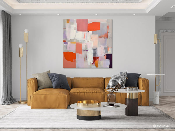 Modern Acrylic Artwork, Original Abstract Wall Art, Contemporary Canvas Art, Hand Painted Canvas Art, Large Abstract Painting for Bedroom-Grace Painting Crafts