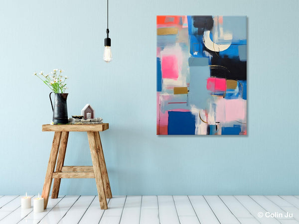 Large Painting Ideas for Living Room, Large Original Canvas Art, Contemporary Acrylic Painting on Canvas, Modern Abstract Wall Art Paintings-Grace Painting Crafts