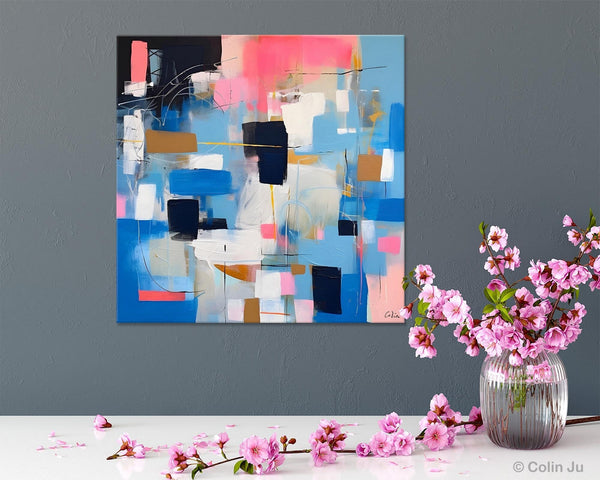 Modern Canvas Paintings, Contemporary Canvas Art, Original Modern Wall Art, Modern Acrylic Artwork, Large Abstract Painting for Dining Room-Grace Painting Crafts