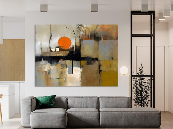 Large Wall Art Ideas for Living Room, Hand Painted Canvas Art, Oversized Canvas Paintings, Original Abstract Art, Contemporary Acrylic Art-Grace Painting Crafts