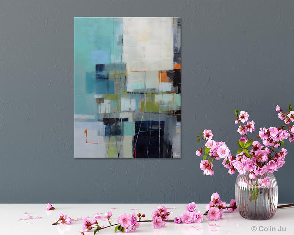 Canvas Paintings for Dining Room, Extra Large Modern Wall Art, Acrylic Painting on Canvas, Contemporary Painting, Original Abstract Painting-Grace Painting Crafts