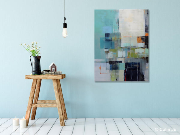 Canvas Paintings for Dining Room, Extra Large Modern Wall Art, Acrylic Painting on Canvas, Contemporary Painting, Original Abstract Painting-Grace Painting Crafts