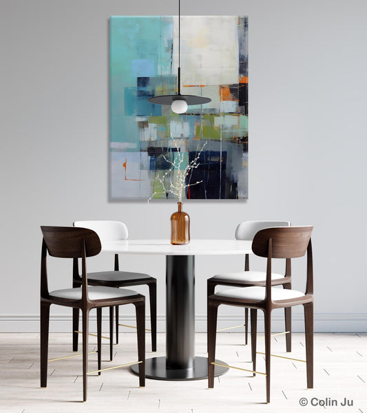 Canvas Paintings for Dining Room, Extra Large Modern Wall Art, Acrylic Painting on Canvas, Contemporary Painting, Original Abstract Painting-Grace Painting Crafts