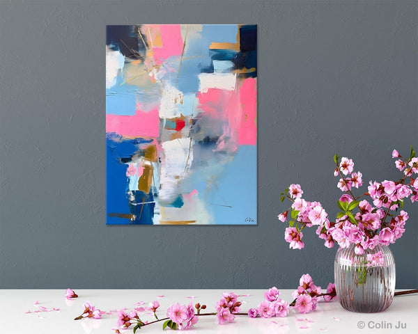 Large Art Painting for Living Room, Original Canvas Art, Contemporary Acrylic Painting on Canvas, Oversized Modern Abstract Wall Paintings-Grace Painting Crafts
