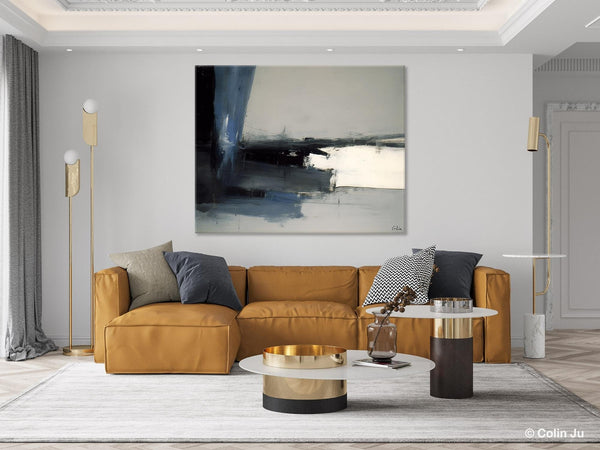 Extra Large Abstract Painting for Bedroom, Large Original Abstract Wall Art, Contemporary Acrylic Paintings, Abstract Paintings on Canvas-Grace Painting Crafts