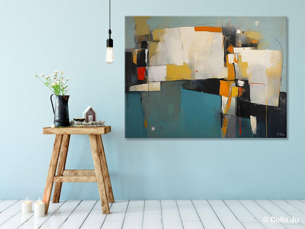 Hand Painted Canvas Art, Large Wall Art Ideas for Living Room, Oversized Canvas Paintings, Original Abstract Art, Contemporary Acrylic Art-Grace Painting Crafts
