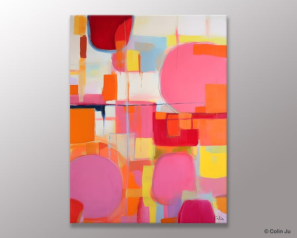 Large Contemporary Wall Art, Extra Large Paintings for Bedroom, Abstract Wall Paintings, Heavy Texture Canvas Art, Original Modern Painting-Grace Painting Crafts