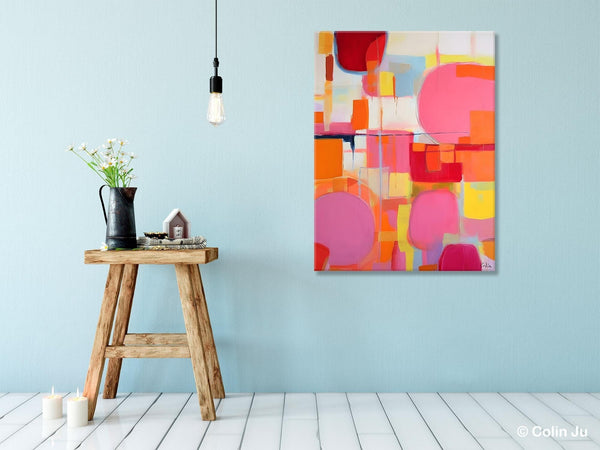 Large Contemporary Wall Art, Extra Large Paintings for Bedroom, Abstract Wall Paintings, Heavy Texture Canvas Art, Original Modern Painting-Grace Painting Crafts