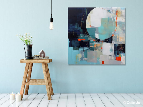 Large Abstract Painting for Bedroom, Modern Acrylic Artwork, Original Abstract Wall Art, Modern Canvas Paintings, Contemporary Canvas Art-Grace Painting Crafts
