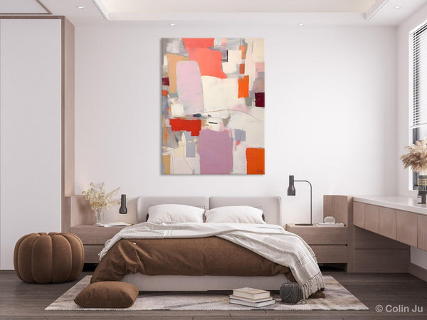 Contemporary Acrylic Painting on Canvas, Large Wall Art Painting for Bedroom, Original Canvas Art, Oversized Modern Abstract Wall Paintings-Grace Painting Crafts