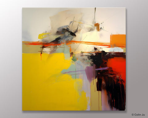 Modern Canvas Art Paintings, Contemporary Canvas Art, Original Modern Wall Art, Modern Acrylic Artwork, Large Abstract Paintings for Bedroom-Grace Painting Crafts