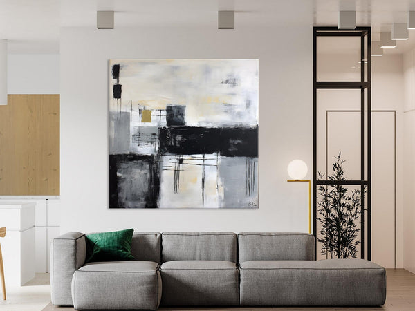 Contemporary Canvas Art for Bedroom, Modern Acrylic Artwork, Original Modern Paintings, Heavy Texture Canvas Art, Large Abstract Paintings-Grace Painting Crafts