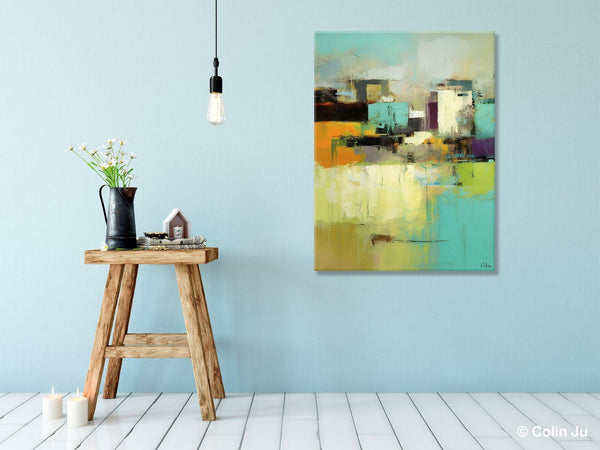 Contemporary Wall Art Paintings, Abstract Wall Paintings, Extra Large Paintings for Dining Room, Hand Painted Canvas Art, Original Artowrk-Grace Painting Crafts