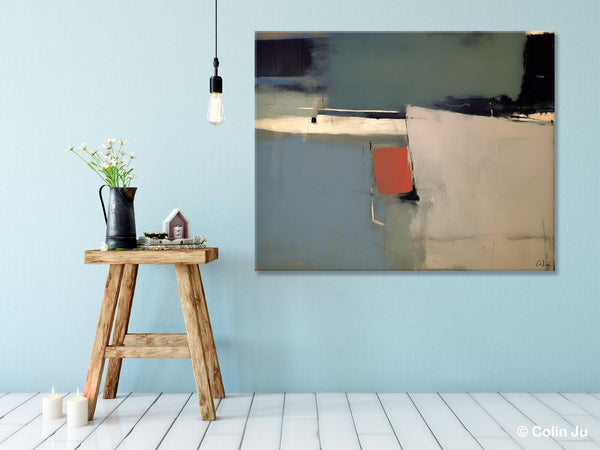 Huge Abstract Painting for Bedroom, Large Original Abstract Wall Art, Oversized Contemporary Acrylic Paintings, Abstract Paintings on Canvas-Grace Painting Crafts