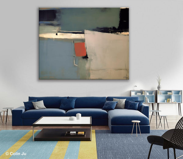 Huge Abstract Painting for Bedroom, Large Original Abstract Wall Art, Oversized Contemporary Acrylic Paintings, Abstract Paintings on Canvas-Grace Painting Crafts