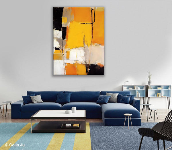 Extra Large Paintings for Bedroom, Abstract Wall Paintings, Large Contemporary Wall Art, Hand Painted Canvas Art, Original Modern Painting-Grace Painting Crafts