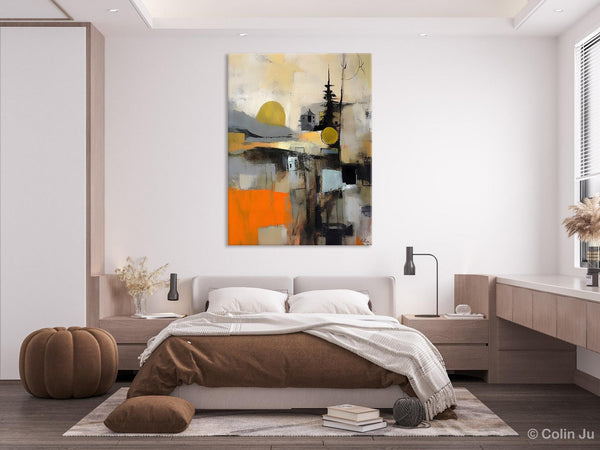 Original Canvas Art, Contemporary Acrylic Painting on Canvas, Large Wall Art Painting for Bedroom, Oversized Modern Abstract Wall Paintings-Grace Painting Crafts