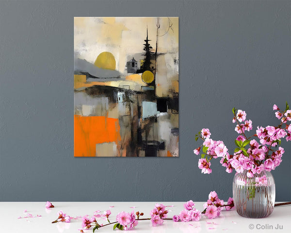 Original Canvas Art, Contemporary Acrylic Painting on Canvas, Large Wall Art Painting for Bedroom, Oversized Modern Abstract Wall Paintings-Grace Painting Crafts