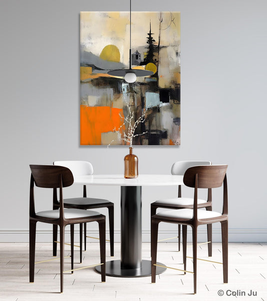 Original Canvas Art, Contemporary Acrylic Painting on Canvas, Large Wall Art Painting for Bedroom, Oversized Modern Abstract Wall Paintings-Grace Painting Crafts