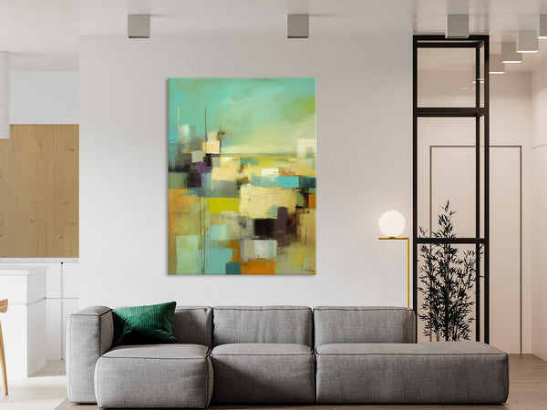 Original Canvas Art, Contemporary Acrylic Painting on Canvas, Large Wall Art Painting for Bedroom, Oversized Modern Abstract Wall Paintings-Grace Painting Crafts