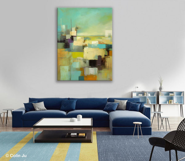 Original Canvas Art, Contemporary Acrylic Painting on Canvas, Large Wall Art Painting for Bedroom, Oversized Modern Abstract Wall Paintings-Grace Painting Crafts