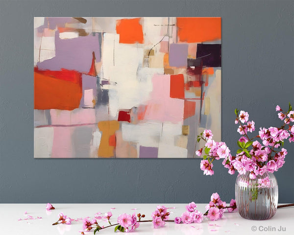 Acrylic Paintings on Canvas, Large Original Abstract Art, Contemporary Acrylic Painting on Canvas, Oversized Modern Abstract Wall Paintings-Grace Painting Crafts
